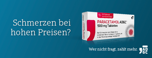 PARACETAMOL ADGC 500 mg tabletės, 20 vnt