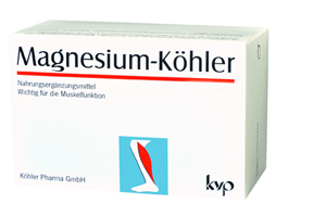 MAGNESIUM KÖHLER Kapsulės, 1X90 vnt