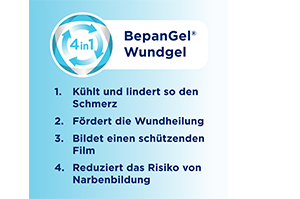 BEPANGEL Žaizdų gelis, 1X50 g