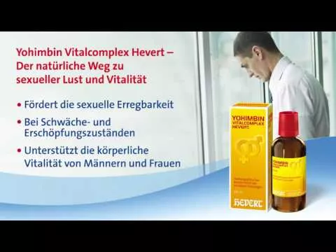 Vaizdo įrašas apie Yohimbine Vitalcomplex Hevert, 200 ml