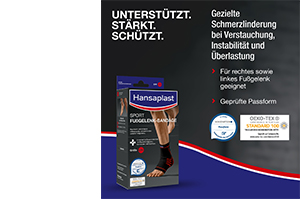 HANSAPLAST Sportinis kulkšnies įtvaras, L dydis, 1 vnt