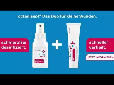 Vaizdo įrašas apie Octenisept žaizdų gelis, 20 ml