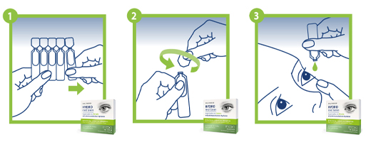 DR.THEISS "Hydro med Green" vienkartiniai akių lašai, 20X0,35 ml
