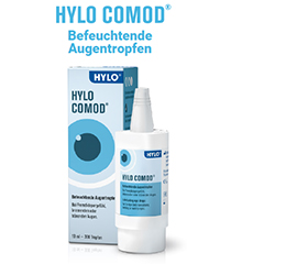 HYLO-COMOD Akių lašai, 2X10 ml