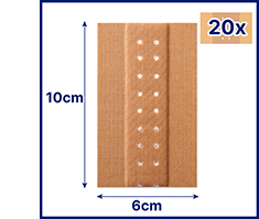 HANSAPLAST Klasikinis tinkas 6 cmx2 m, 1 vnt