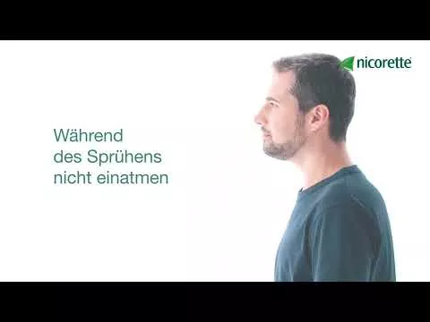 Vaizdo įrašas apie nicorette Mint Spray su 1 mg nikotino vienam purškimui, 2 vnt
