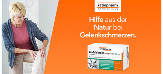 TEUFELSKRALLE-RATIOPHARM Plėvele dengtos tabletės, 50 vnt