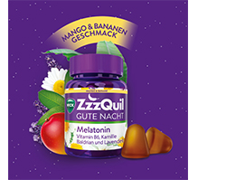 WICK ZzzQuil Good Night Mango & Bananas, 60 vnt