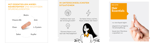 BIO-H-TIN "Hair Essentials" mikroelementų kapsulės, 30 kapsulių