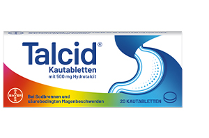 TALCID Kramtomosios tabletės, 50 vnt