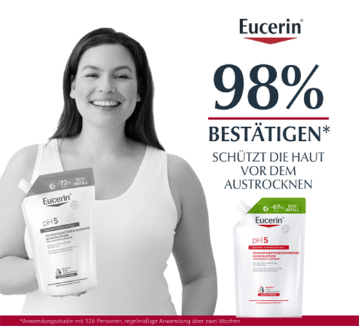 EUCERIN pH5 prausiklis jautriai odai, 750 ml