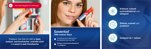 SOVENTOL Gelas nuo niežulio, 4 ml