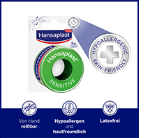 HANSAPLAST Jautrios fiksacijos gipsas 1,25 cmx5 m, 1 vnt