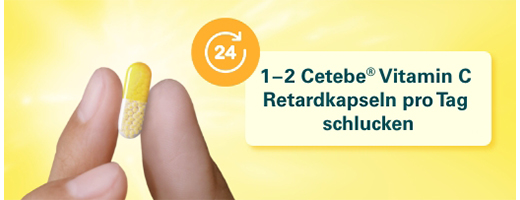 CETEBE Vitamino C pailginto atpalaidavimo kapsulės 500 mg, 30 vnt
