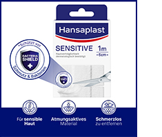 HANSAPLAST Jautrus hipoalerginis gipsas 6 cmx1 m, 1 vnt