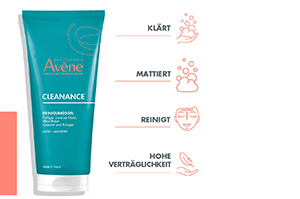 AVENE "Cleanance" valomasis gelis + monolaurinas, 200 ml