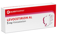 LEVOCETIRIZIN AL 5 mg plėvele dengtos tabletės, 100 vnt