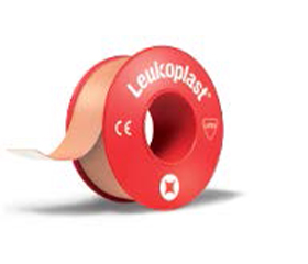 LEUKOPLAST 2,5 cmx5 m, 12 vnt