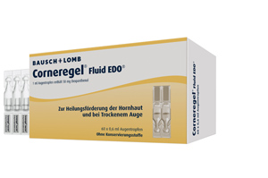 CORNEREGEL Skystis EDO Akių lašai, 60X0,6 ml