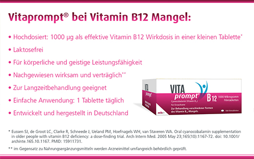 VITAPROMPT 1000 mikrogramų plėvele dengtos tabletės, 50 vnt