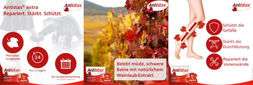 ANTISTAX papildomos venų tabletės, 180 vnt
