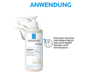 ROCHE-POSAY "Lipikar Baume" AP+ "M Eco" buteliukas, 400 ml