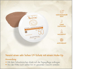 AVENE Kompaktinis kremas nuo saulės SPF 50 aukso, 10 g