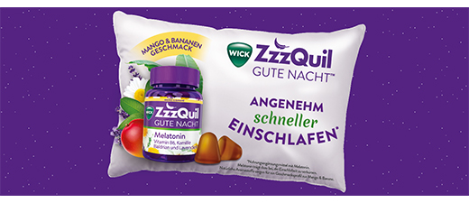 WICK ZzzQuil Good Night Mango & Bananas, 60 vnt