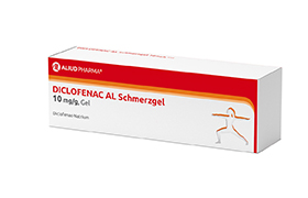 DICLOFENAC AL Skausmo gelis 10 mg/g, 100 g