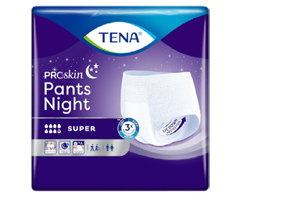 TENA PANTS naktinės super M vienkartinės kelnės, 10 vnt