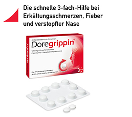 DOREGRIPPIN Tabletės, 20 vnt