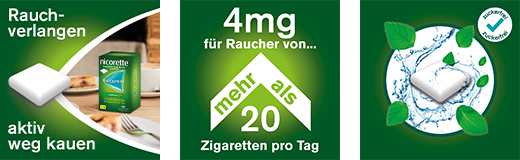 NICORETTE 4 mg šviežių mėtų kramtomoji guma, 30 vnt