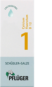 BIOCHEMIE Pflüger 1 Calcium fluoratum D 12 lašų, 100 ml