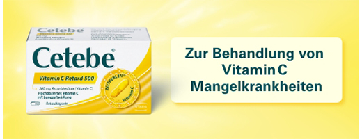 CETEBE Vitamino C pailginto atpalaidavimo kapsulės 500 mg, 30 vnt