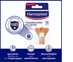 HANSAPLAST Elastiniai pirštų galiukų pleistrai, 10 vnt