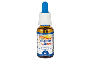 VITAMIN D3K2 aliejaus forte lašai, 20 ml