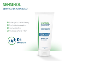 DUCRAY SENSINOL Raminamasis kūno pienas, 200 ml