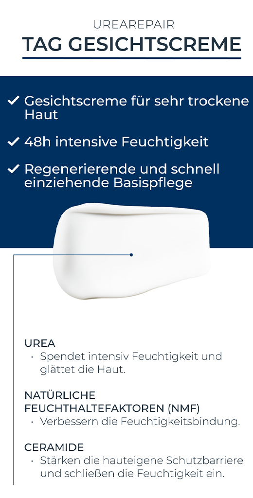 EUCERIN "UreaRepair" veido kremas 5% dieninis, 50 ml
