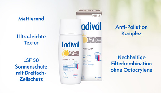 LADIVAL "Urban Fluid" LSF 50+, 50 ml