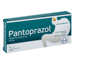 PANTOPRAZOL HEXAL b.Rėmuo enterinėmis plėvele dengtos tabletės, 14 vnt