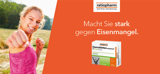EISENTABLETTEN-ratiopharm N 50 mg plėvele dengtos tabletės, 50 vnt