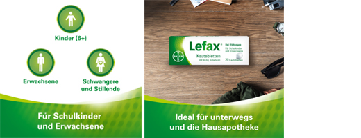 LEFAX Kramtomosios tabletės, 20 vnt