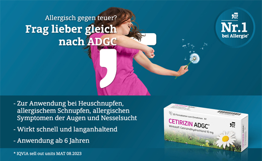 CETIRIZIN ADGC Plėvele dengtos tabletės, 50 vnt