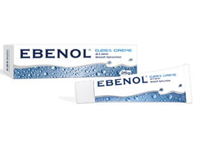 EBENOL 0,25 % kremas, 25 g