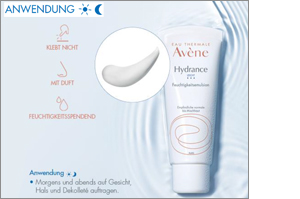 AVENE "Hydrance" lengva drėkinamoji emulsija, 40 ml