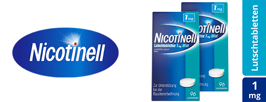 NICOTINELL Pastilės 1 mg mėtų, 2X96 vnt