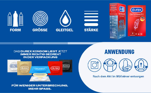 DUREX Natūralūs prezervatyvai su vandens pagrindo lubrikantu, 10 vnt