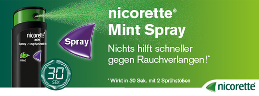 NICORETTE Mėtų purškalas 1 mg/purškalas, 2 vnt