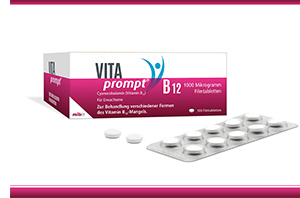 VITAPROMPT 1000 mikrogramų plėvele dengtos tabletės, 50 vnt