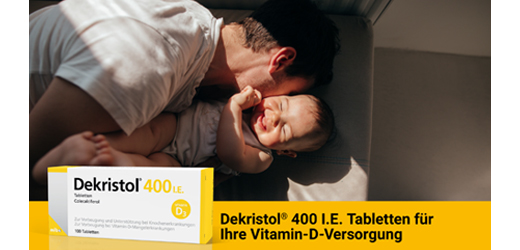 DEKRISTOL 400 I.U. tablečių, 100 vnt